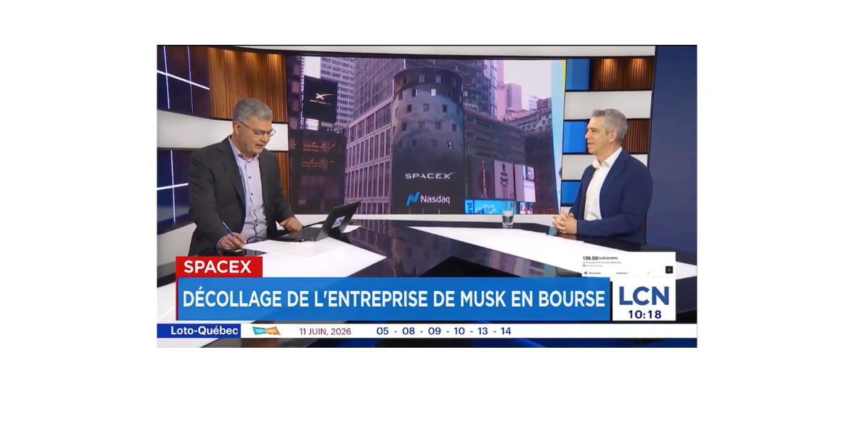 Medici commente l&rsquo;entrée en Bourse de SpaceX à LCN